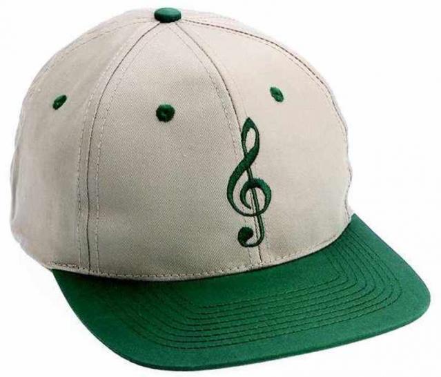 Hat G Clef Khaki W/green