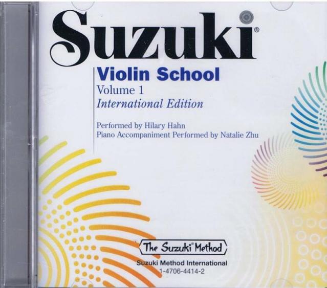 SUZUKI VIOLIN SCHOOL VOL 1 PERFORMANCE/ACCOMP CD