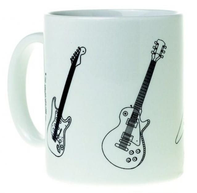 Mug Music Design Guitars White