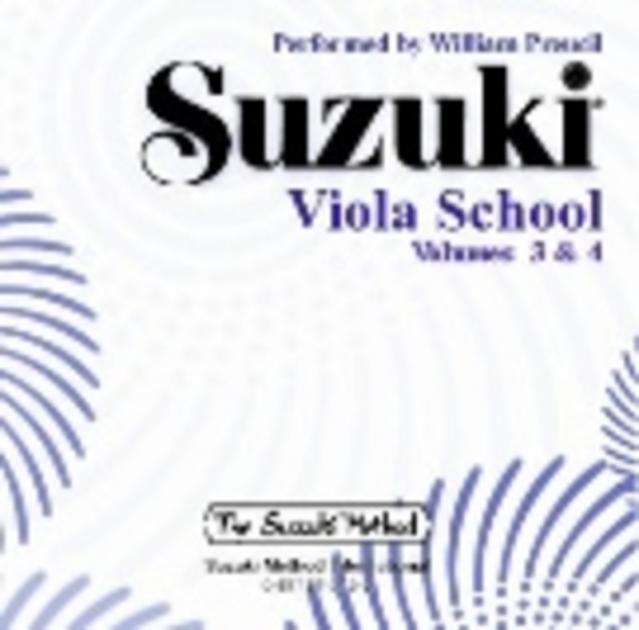 Suzuki Viola School Bk 3 And 4 Cd Preucil