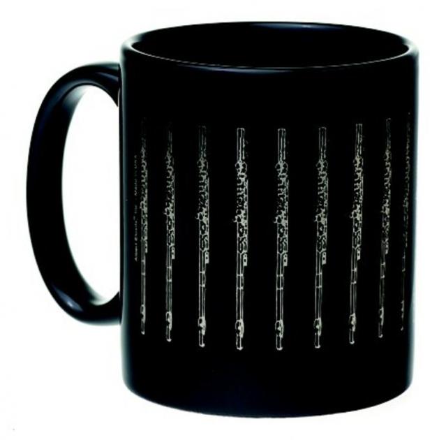 Mug Flute Black And Silver