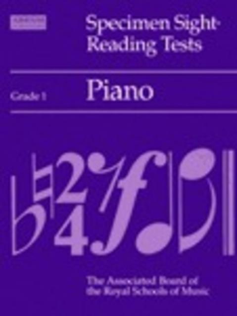 A B Pno Specimen Sight Reading Tests Gr 1