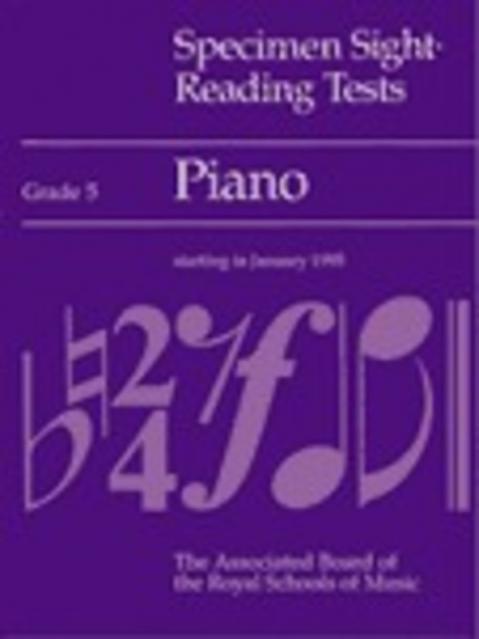 A B Pno Specimen Sight Reading Tests Gr 5 1994