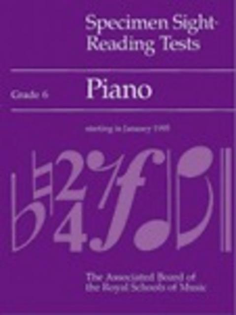 A B Pno Specimen Sight Reading Tests Gr 6