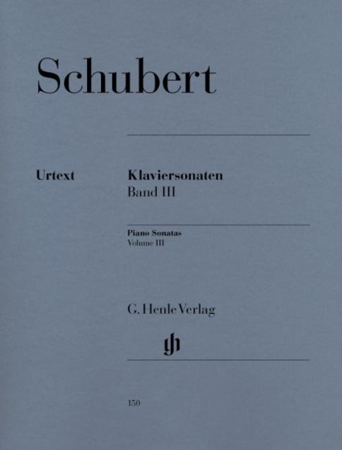 Schubert - Sonatas Bk 3 Piano Urtext