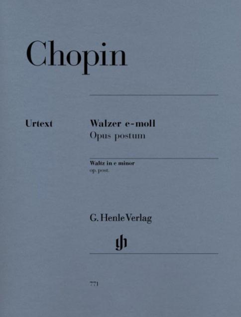 Chopin - Waltz E Minor Op Posth Piano