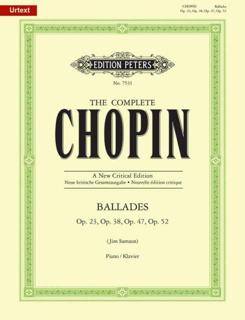 Chopin - Ballades New Critical Edition