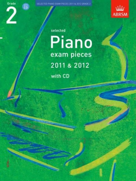 A B Pno Examination Pieces 2011-2012 Gr 2 Bk/cd