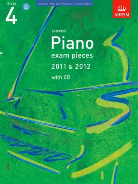 A B Pno Examination Pieces 2011-2012 Gr 4 Bk/cd