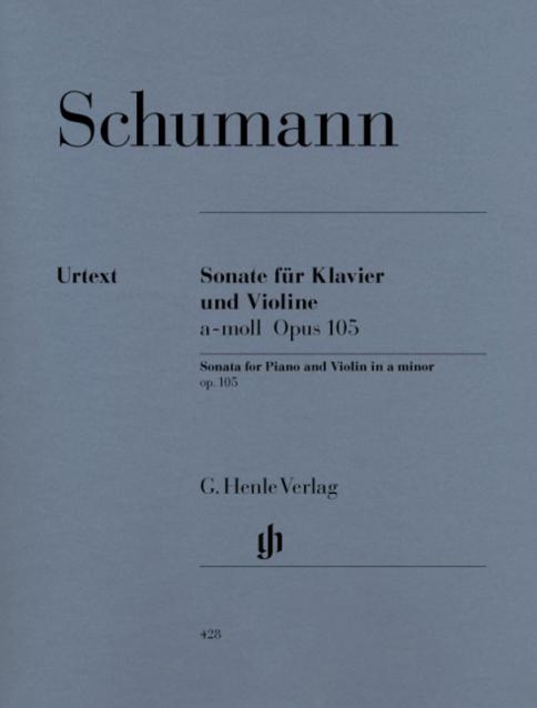 Schumann - Sonata No 1 A Min Op 105 Violin/piano