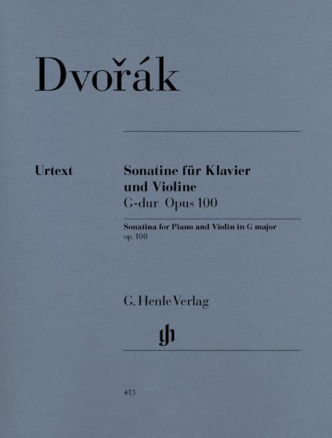 Dvorak - Sonatina G Major Op 100 Violin/piano