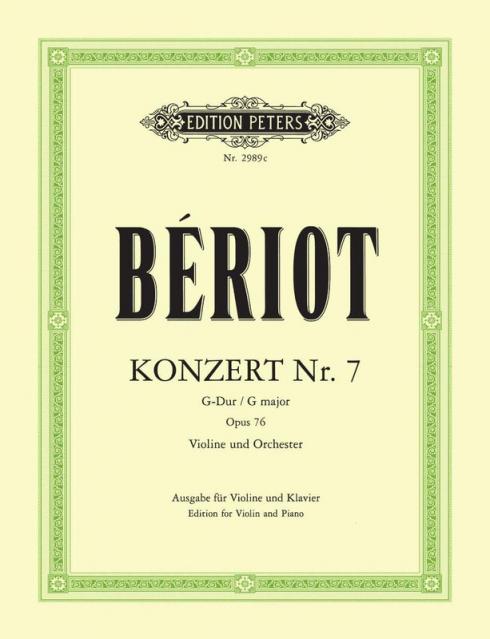 Beriot - Concerto No 7 G Op 76 Violin/piano