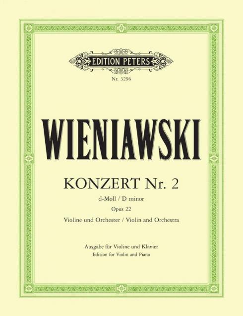 Wieniawski - Concerto No 2 Op 22 D Min Violin/piano