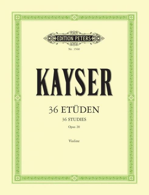 Kayser - 36 Studies Op 20 Violin