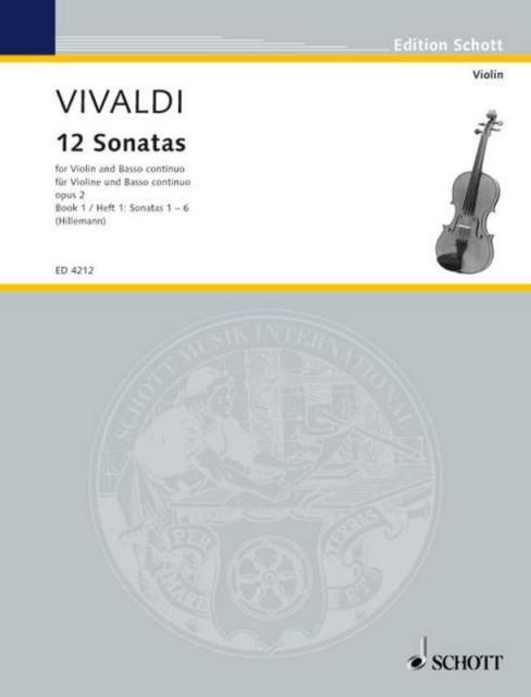 Vivaldi - 12 Sonatas Op 2 Bk 1 Nos 1-6 Violin/piano