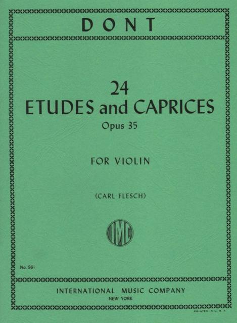 Dont - Etudes & Caprices Op 35 Ed Flesch