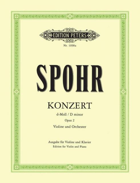 Spohr - Concerto No 2 D Min Op 2 Violin/piano