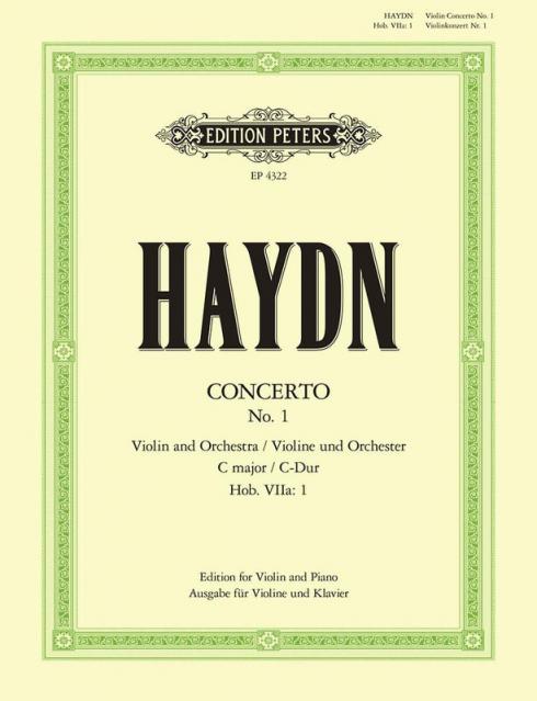 Haydn - Concerto No 1 C Hob 7a No 1 Violin/piano