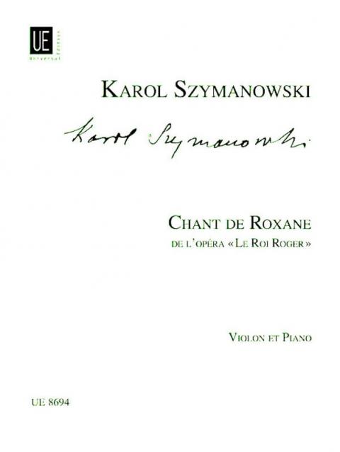 Chant De Roxane From King Roger Vln Pno