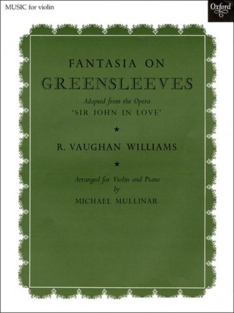 Fantasia On Greensleeves Violin/piano