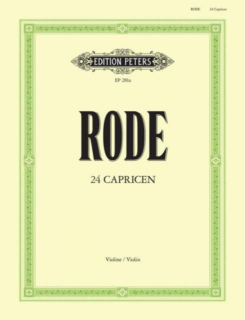 Rode - 24 Caprices For Violin