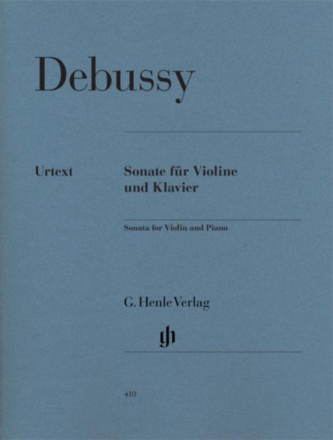 Debussy - Sonata G Min Violin/piano Urtext