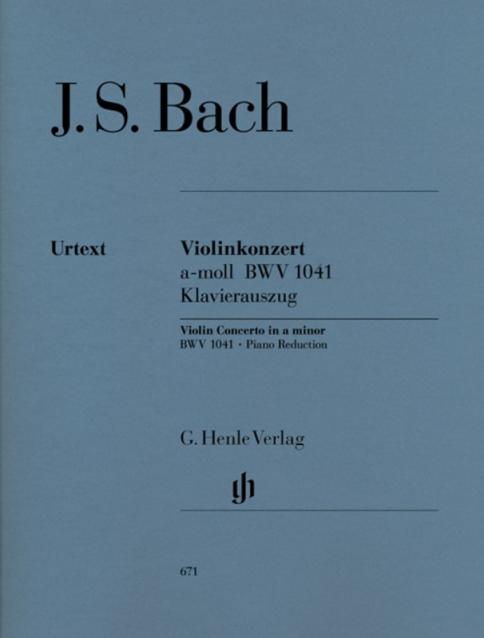 Bach - Concerto Bwv 1041 A Min Violin/piano