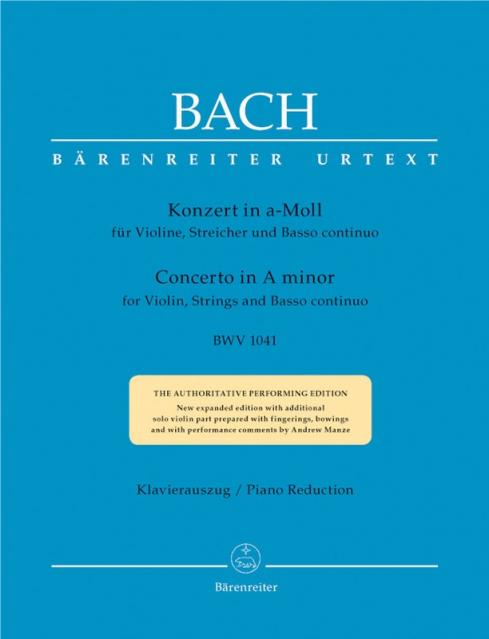 Bach - Concerto A Min Bwv 1041 Violin/piano