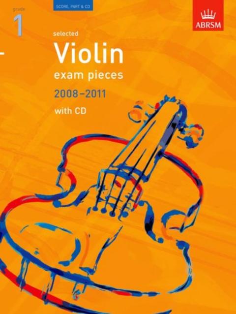 A B Violin Exam Pieces 2008-11 Gr 1 W/pno & Cd