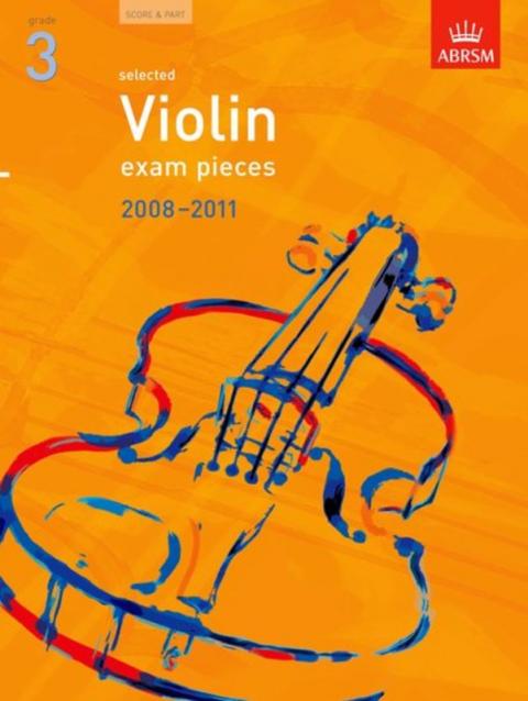 A B Violin Exam Pieces 2008-11 Gr 3 Vln Pno