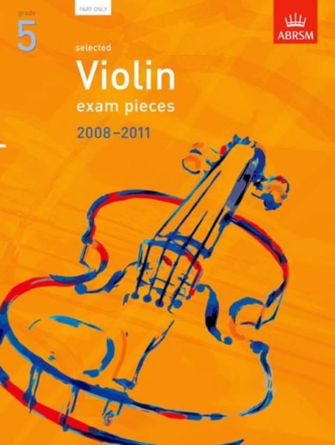 A B Violin Exam Pieces 2008-11 Gr 5 Vln Pt