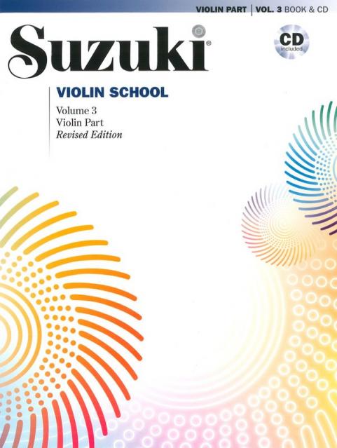 SUZUKI VIOLIN SCHOOL VOL 3 VIOLIN PART BK/CD