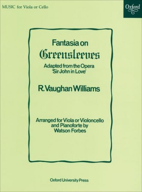 Fantasia On Greensleeves Vla Or Vc/pno