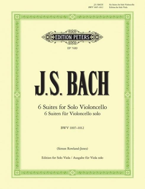 Bach - 6 Cello Suites Arr For Viola