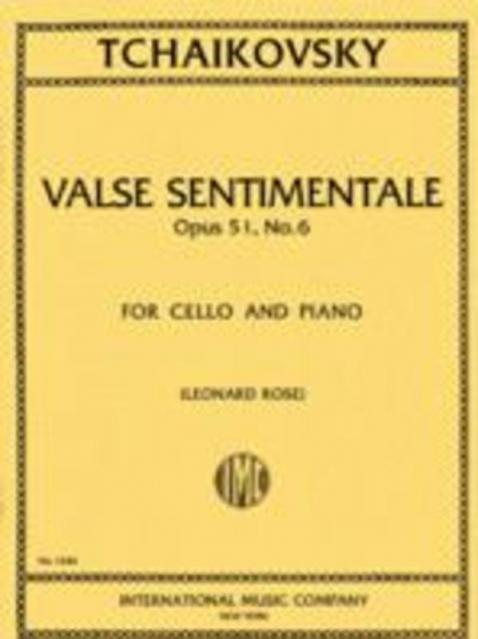 Tchaikovsky - Valse Sentimentale Op 51 No 6 Cello/piano