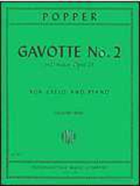 Gavotte No 2 Op 23 D Vlc Pno