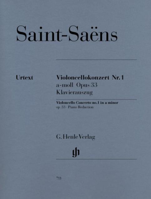 Saint-saens - Concerto No 1 Op 33 A Min Cello/piano