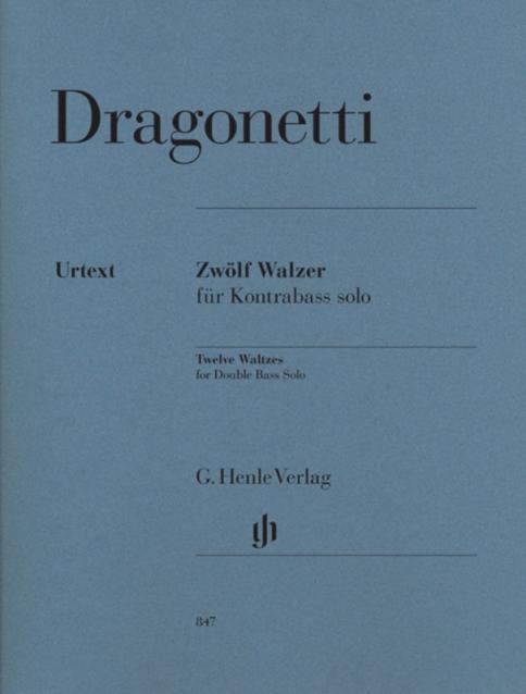 Dragonetti - 12 Waltzes Double Bass Solo Urtext