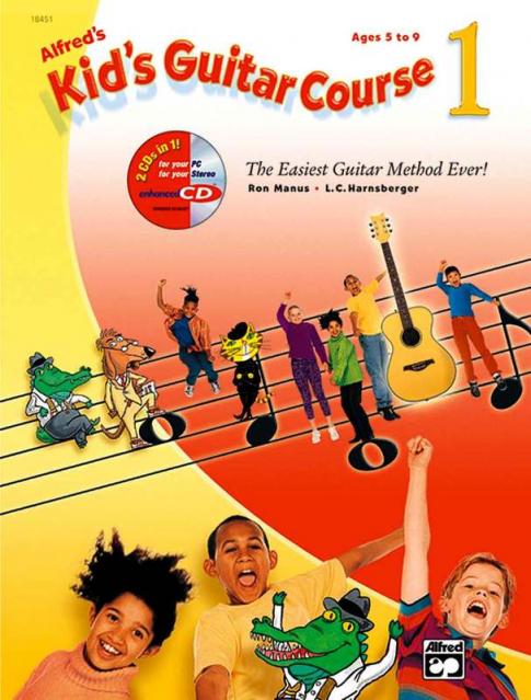 ALFREDS KIDS GUITAR COURSE 1 BK/DVD/OLM