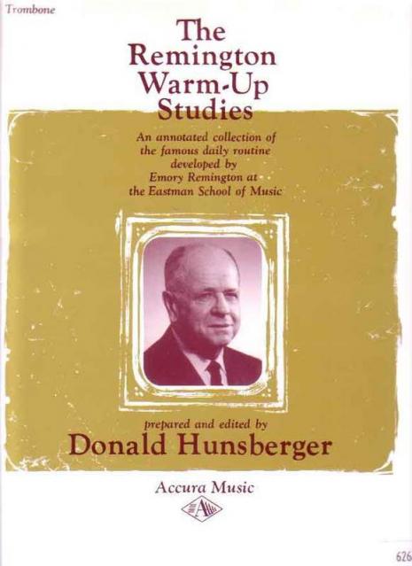 REMINGTON WARM UP STUDIES ED HUNSBERGER