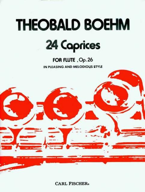 BOEHM - 24 CAPRICES OP 26 FOR FLUTE