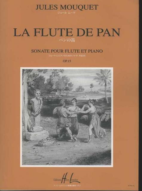 MOUQUET - SONATA OP 15 LA FLUTE DE PAN FLUTE/PIANO