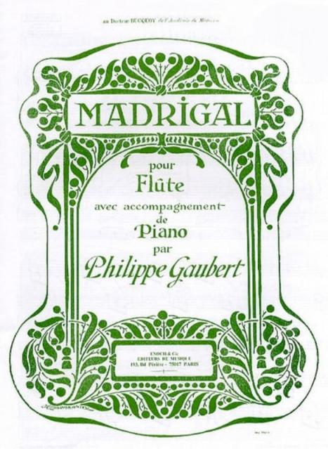 Gaubert - Madrigal Flute/piano