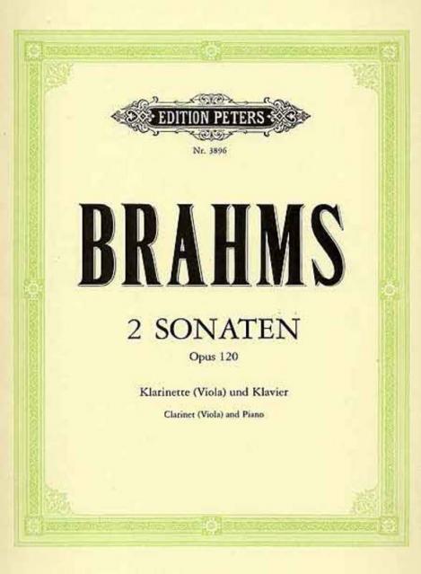 Brahms - 2 Sonatas 2 Op 120 Clarinet (viola)/piano