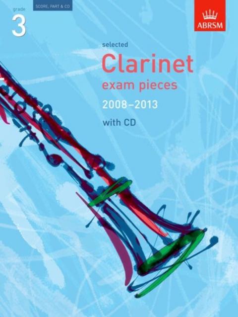 A B Cla Exam Pieces 2008-13 Gr 3 Cla Pno Bk/cd