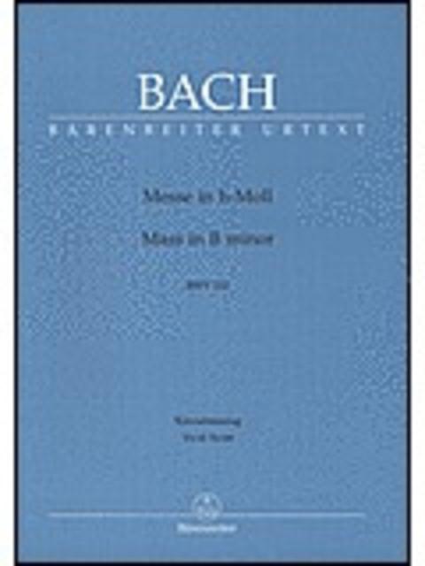 Bach - Mass B Min Bwv 232 Vocal Score