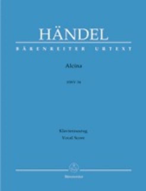 Alcina Hwv 34 Vocal Score