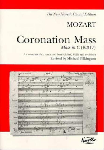 Coronation Mass C K 317 Latin New Edition