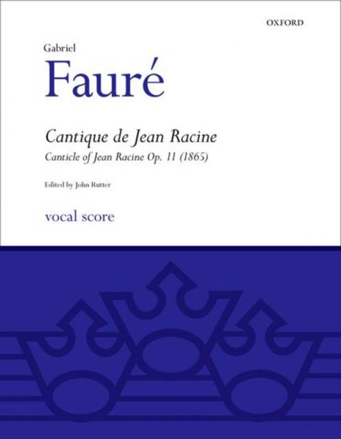 Cantique De Jean Racine Satb Arr Rutter