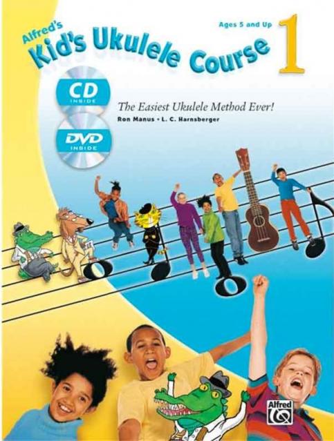 ALFREDS KIDS UKULELE COURSE 1 BK/OLA